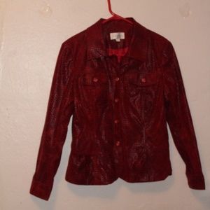 FINAL PRICE -  Erin London Red Jacket - Size M - NWOT